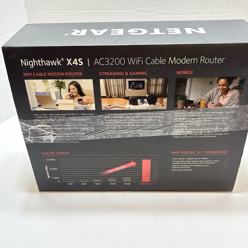 NETGEAR C7800-200NAS Wireless Router - Picture 6 of 16